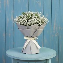 Букет цветов из:  Гипсофила в Горшково