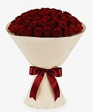 Букет 101 Бордовая роза Блэк Бакарра в Горшково