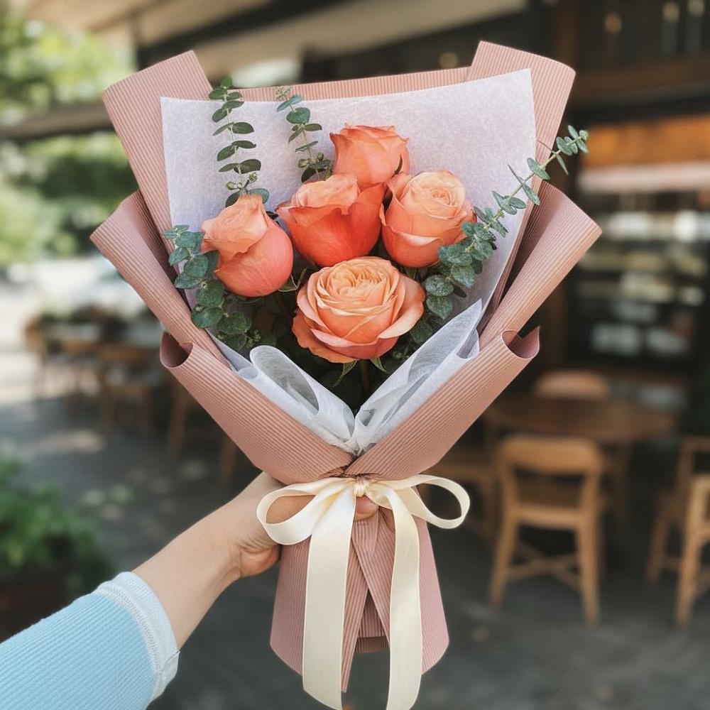 Букет цветов из: Розы в Горшково