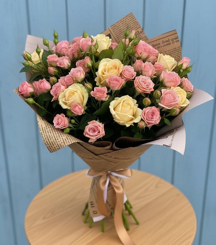 Букет цветов из: Розы в Горшково