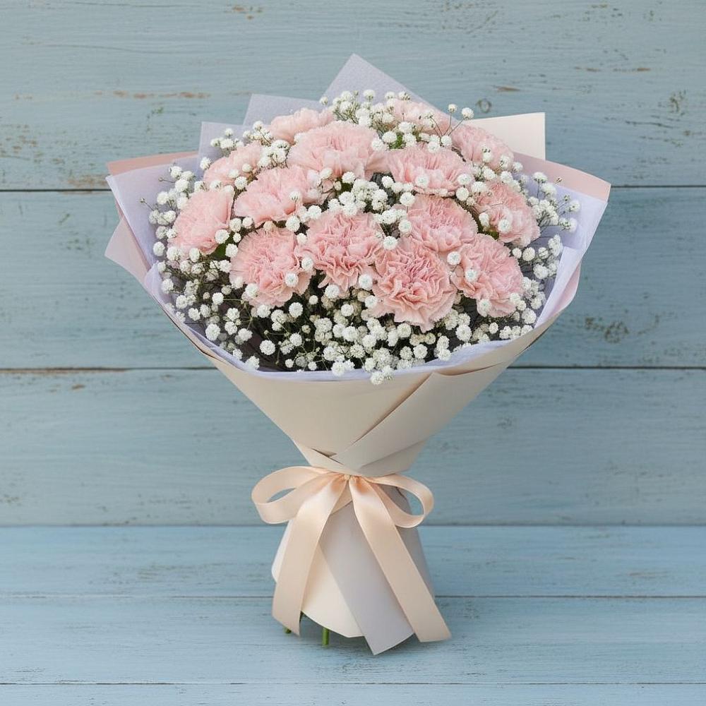 Букет цветов из: Гвоздики в Горшково