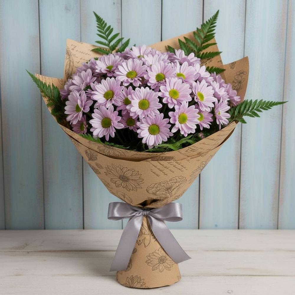 Букет цветов из: Хризантемы в Горшково