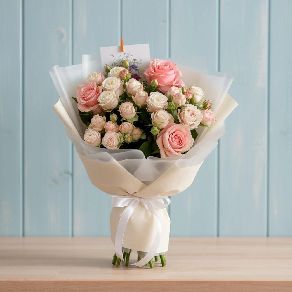 Букет цветов из: Розы в Горшково