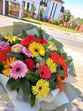 Букет цветов из:  Герберы #REPLACE_PRED# Горшково