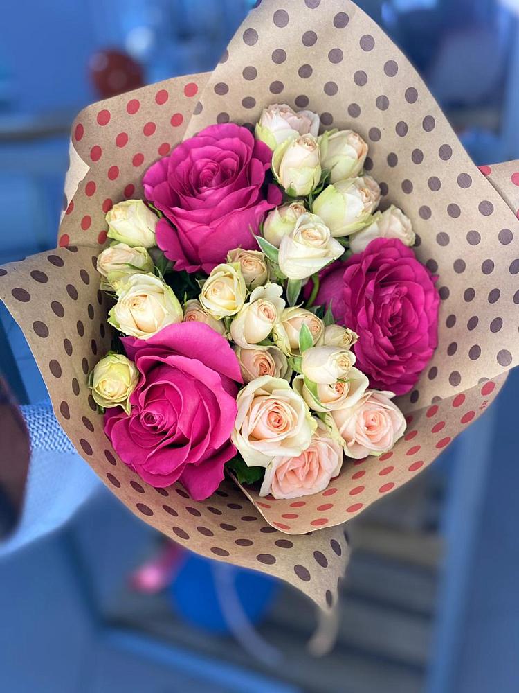 Букет цветов из: Розы в Горшково