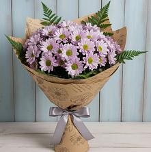 Букет цветов из:  Хризантемы в Горшково