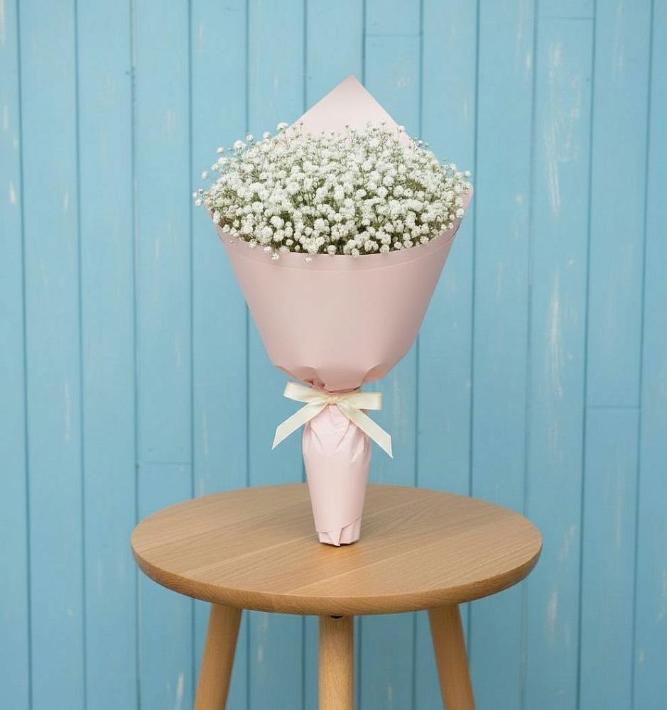 Букет цветов из: Гипсофила в Горшково