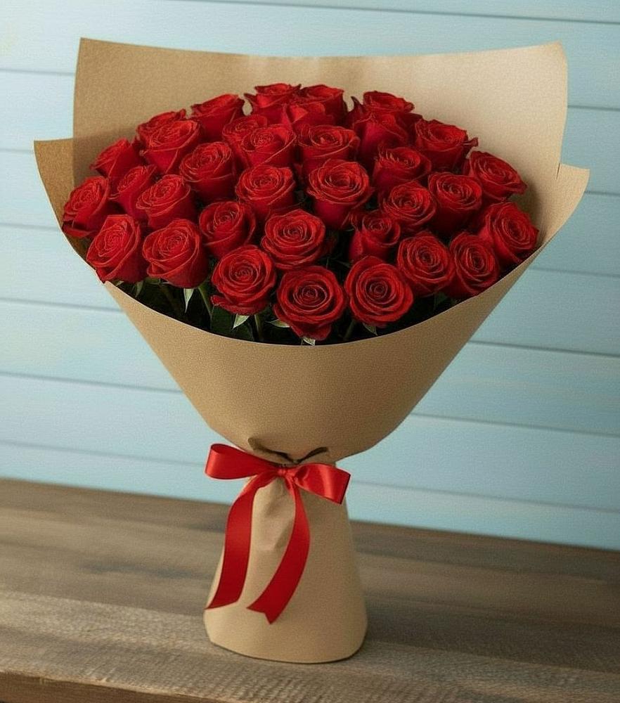 Букет Красные розы Милано в Горшково