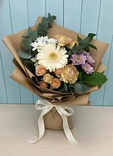Букет цветов из:  Герберы и Хризантемы #REPLACE_PRED# Горшково