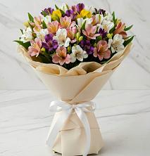 Букет цветов из:  Альстромерии в Горшково