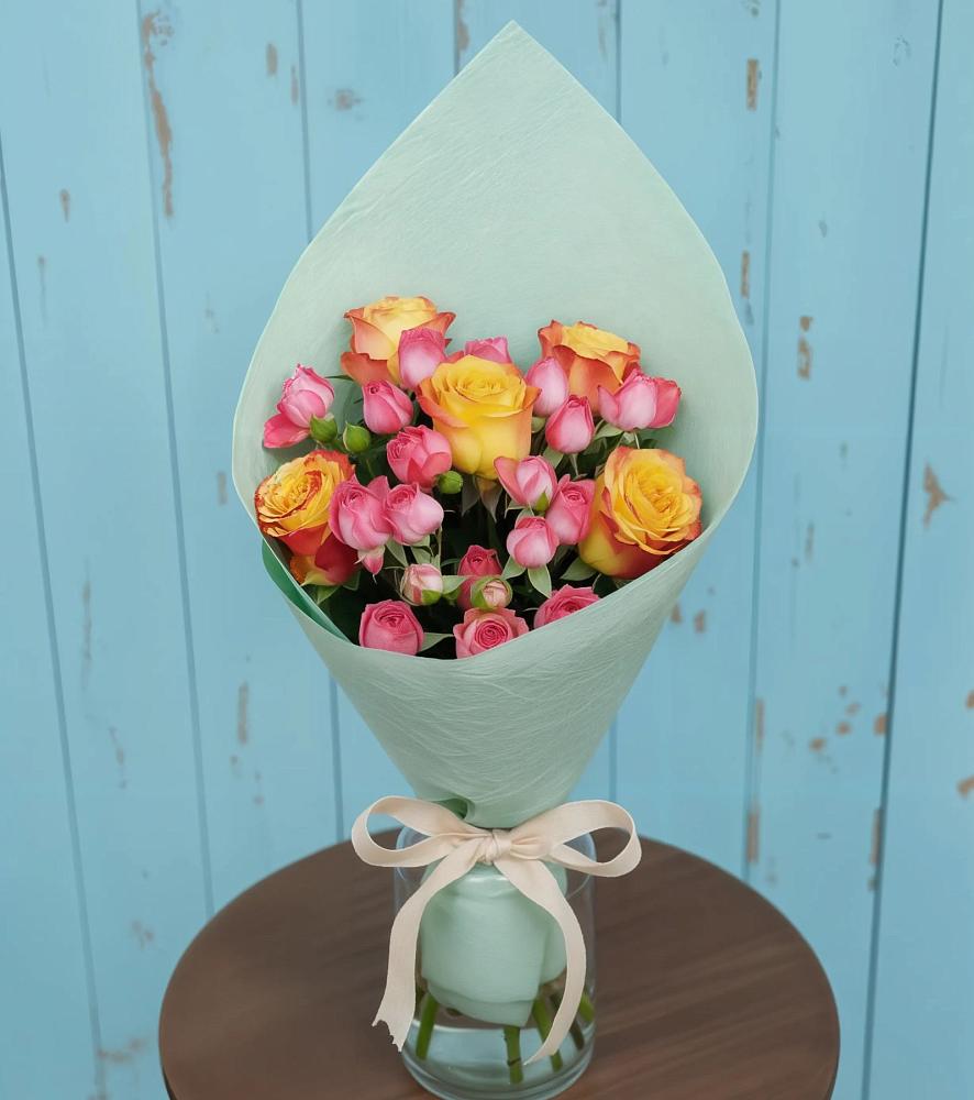 Букет цветов из: Розы в Горшково