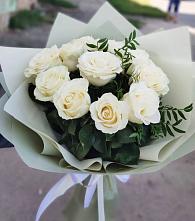 Букет Белые розы Проуд #REPLACE_PRED# Горшково