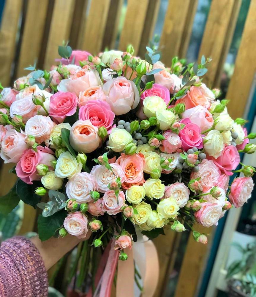 Букет цветов из: Розы в Горшково