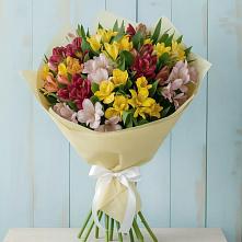 Букет цветов из:  Альстромерии в Горшково