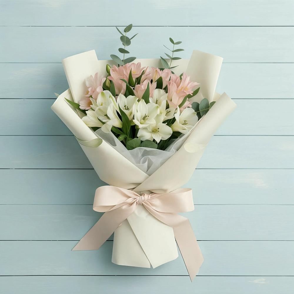 Букет цветов из: Альстромерии в Горшково