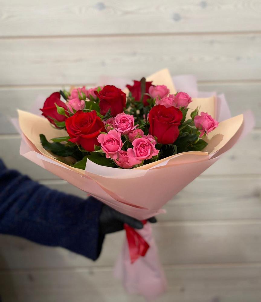 Букет цветов из: Розы в Горшково