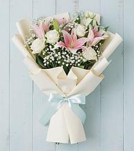 Букет цветов из:  Лилии в Горшково