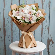 Букет цветов из:  Орхидеи и Розы #REPLACE_PRED# Горшково